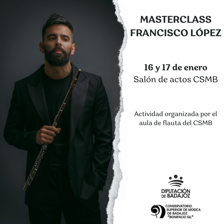 Francisco López, flauta